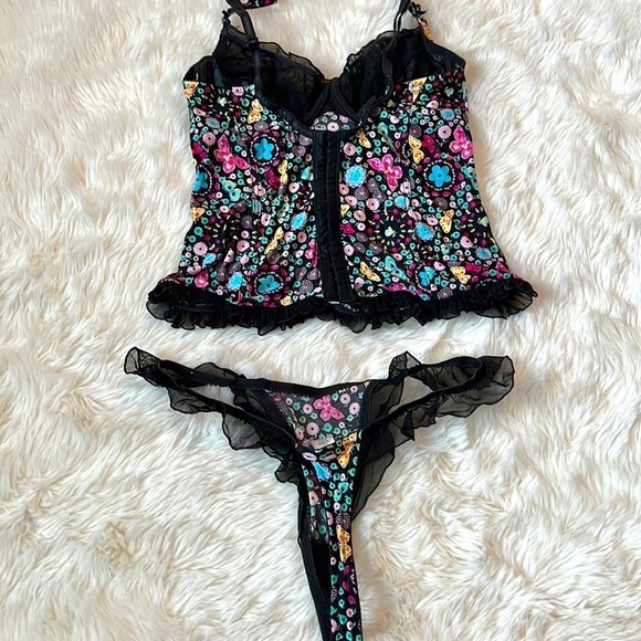 Victoria’s Secret Butterfly Bustier Set - Picture 4 of 8